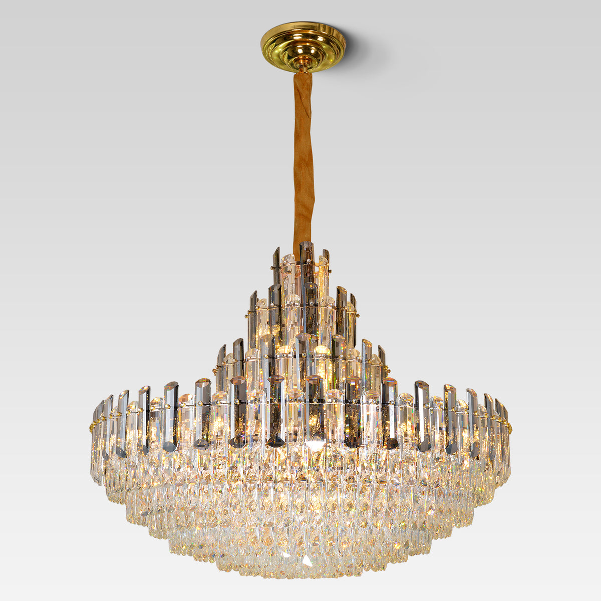 Lightingsea American Style Chandelier With Crystal Glass Shade For Living Room,Dining Room, Kitchen,Bedroom