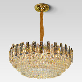 Lightingsea Modern Crystal Pendant Lighting Fixture Round Chandelier