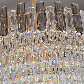 Lightingsea Modern Crystal Pendant Lighting Fixture Round Chandelier